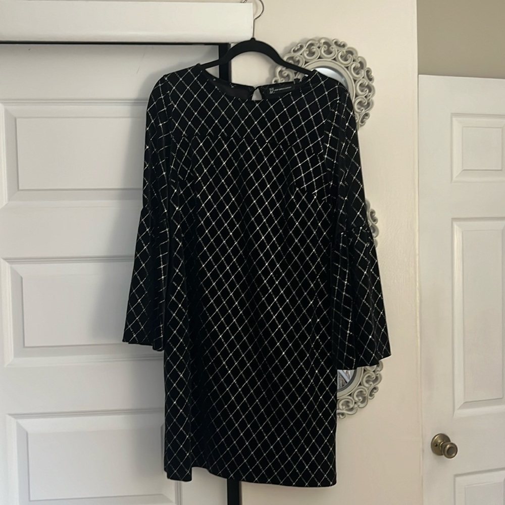 Black Dress with Silver Shimmer​